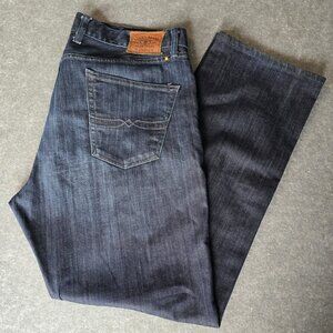 Lucky Brand Jeans 221 Original Straight Dark Denim Size 38 x 32